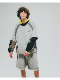 SWEAT S/S TEE -BLACK-