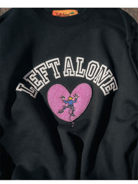 BREAK HEART SWEAT -BLACK-