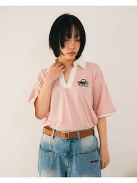 BORDER SS SKIPPER SH -PINK-