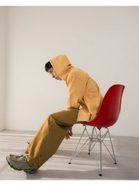 STUDS ICON ZIP PARKA -YELLOW-