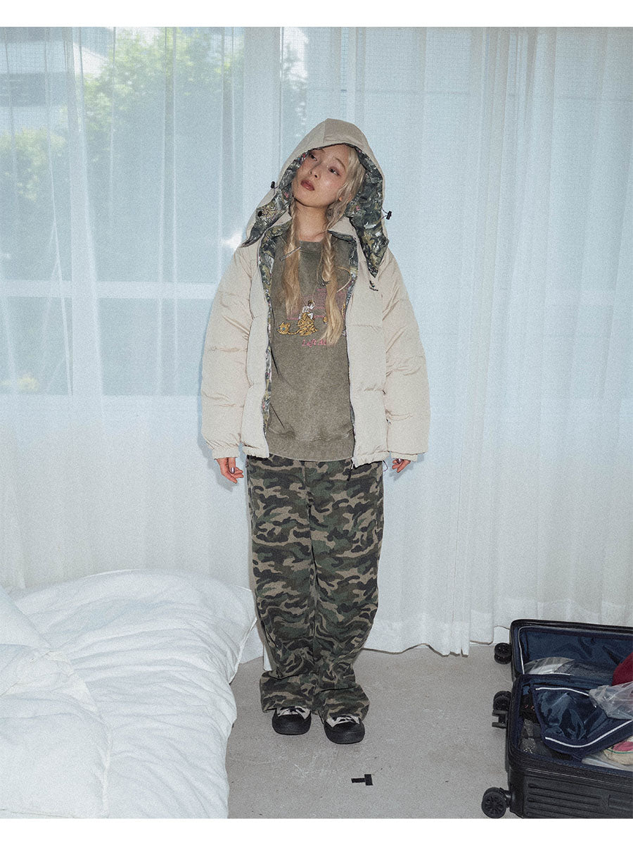 CHANGE DENIM PANTS -CAMO-