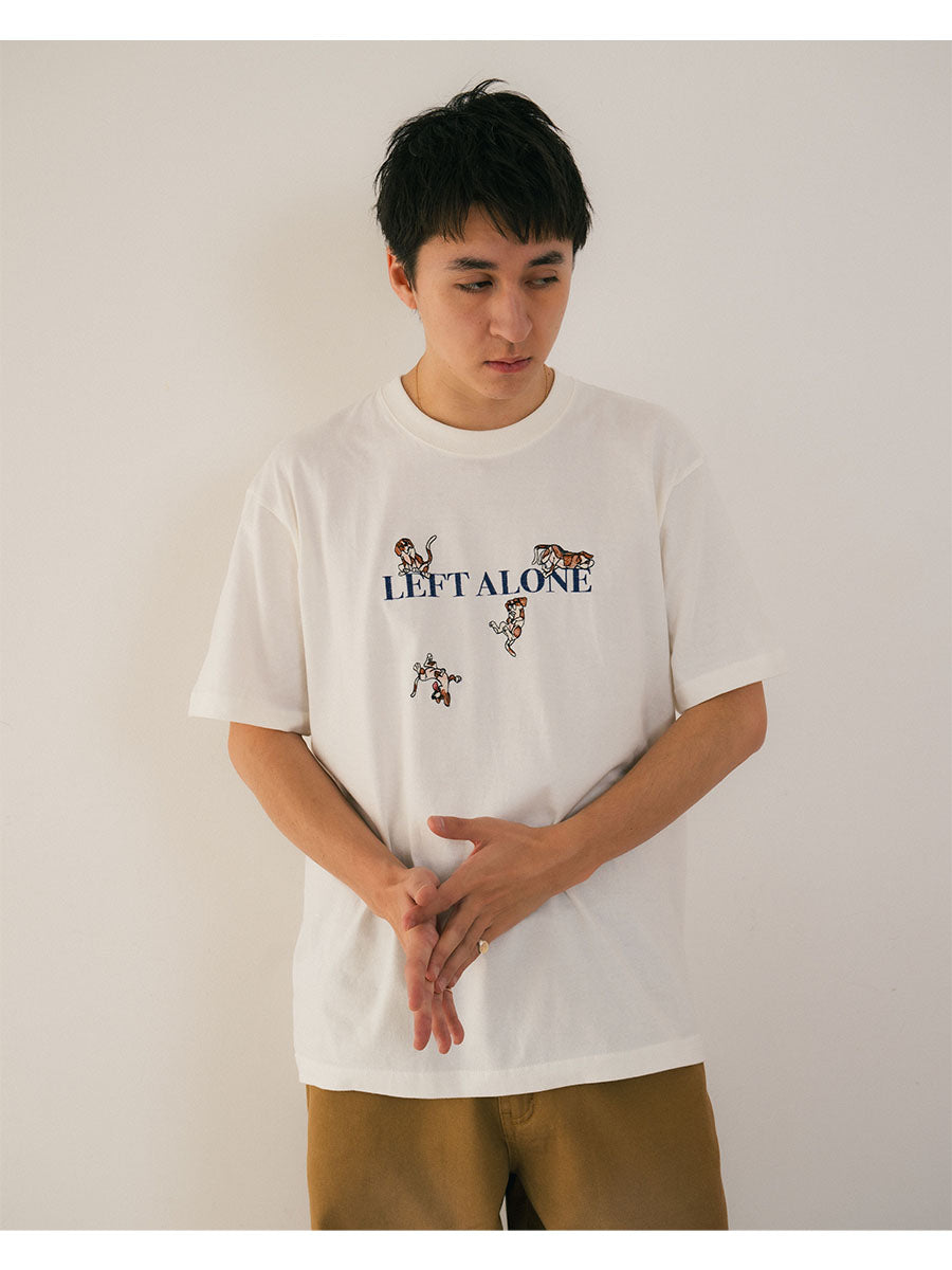 FREE DOG SS TEE -OFF WHITE-