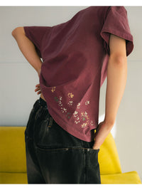 PIGMENT DOG SS TEE -PURPLE-