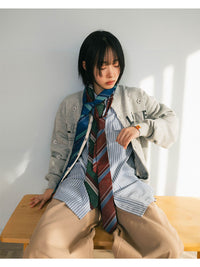 FLOWER GARDEN CARDIGAN -NAVY-