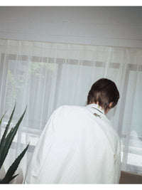 TIE L/S SHIRT -BLUE-