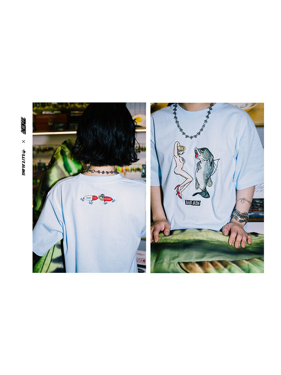 TASF × LA S/S TEE -BLACK-