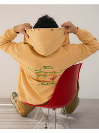 STUDS ICON ZIP PARKA -YELLOW-