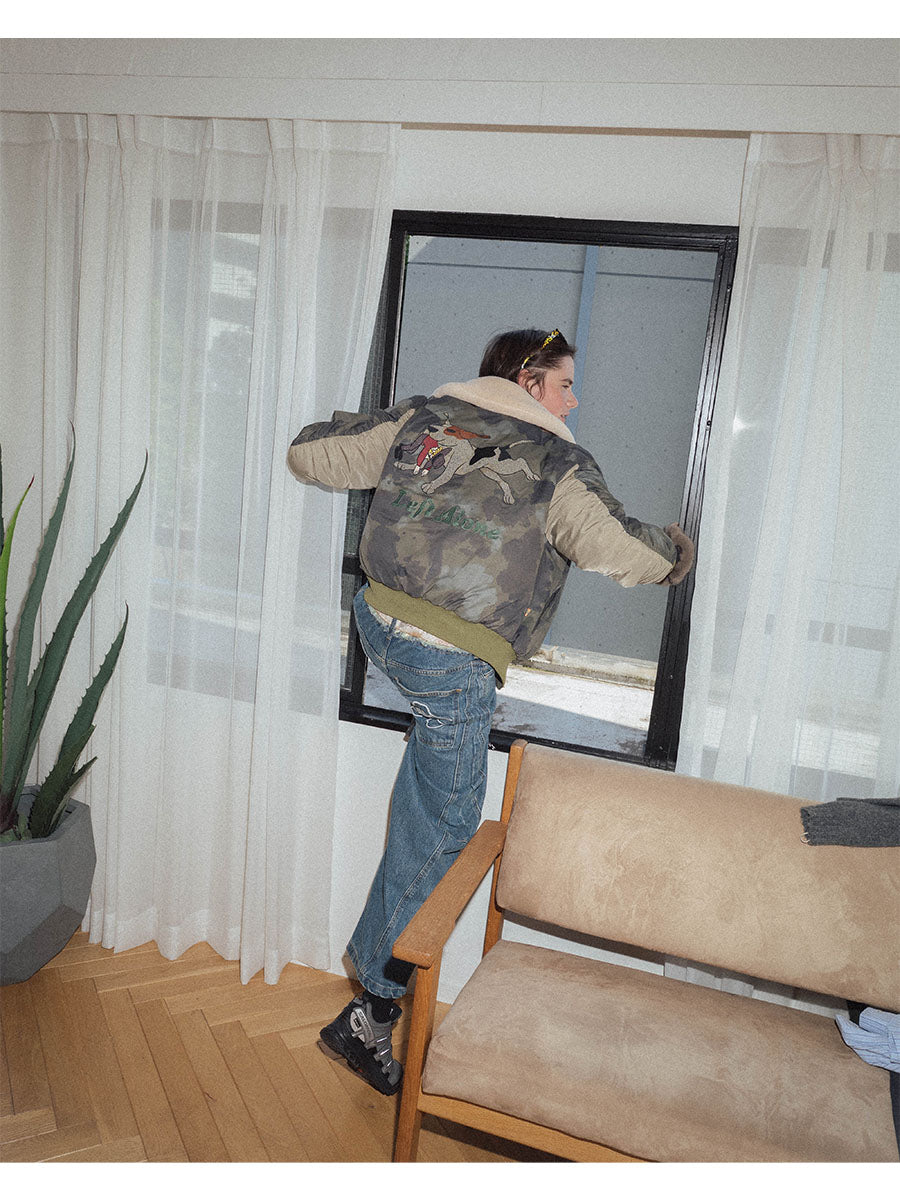 CHANGE DENIM PANTS -CAMO-