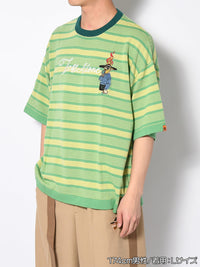 BORDER S/S TEE -GREEN-