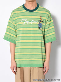 BORDER S/S TEE -GREEN-