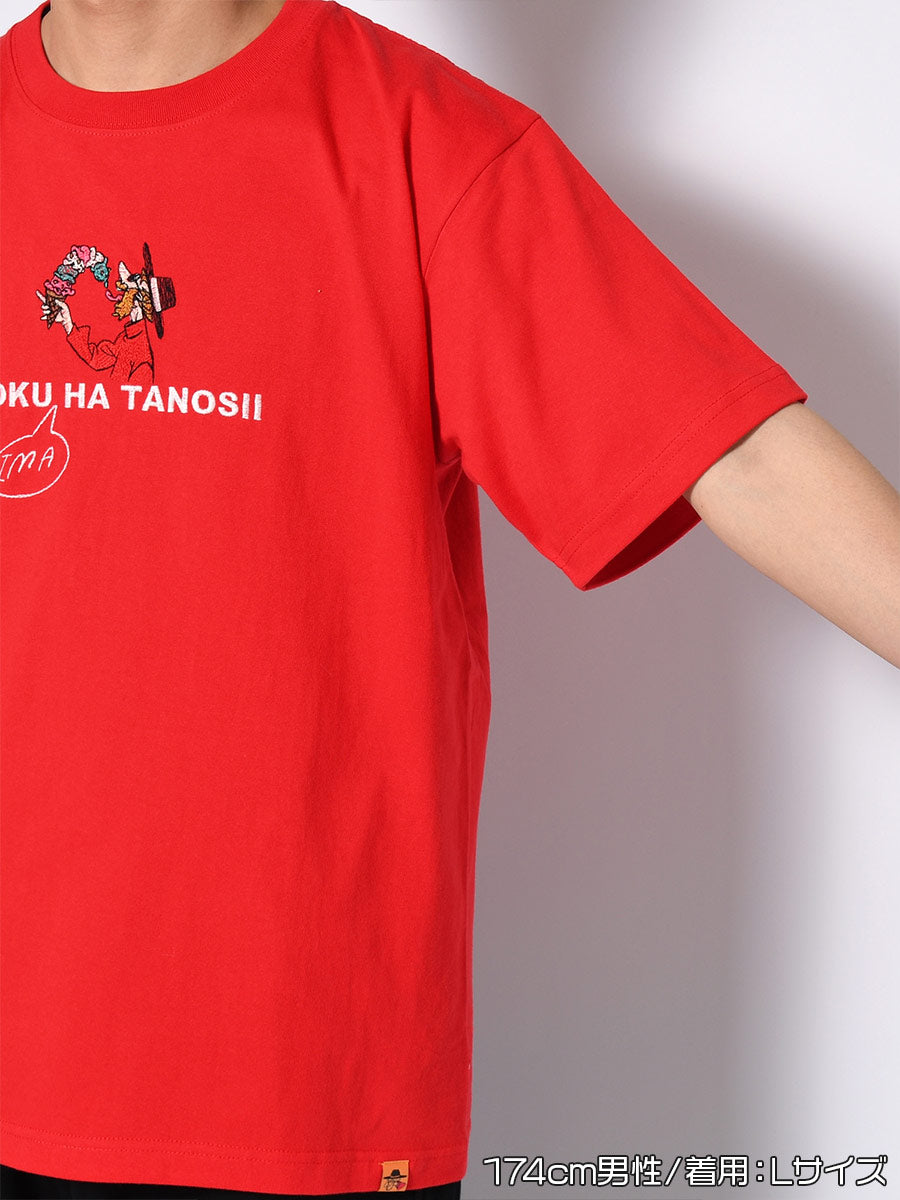 BOKUTANO ×　LA S/S TEE -RED-