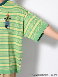 BORDER S/S TEE -GREEN-