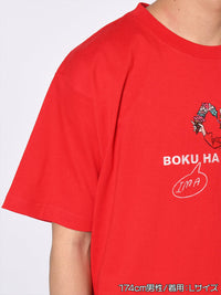 BOKUTANO ×　LA S/S TEE -RED-