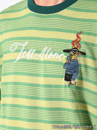 BORDER S/S TEE -GREEN-
