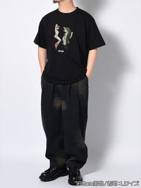 TASF × LA S/S TEE -BLACK-