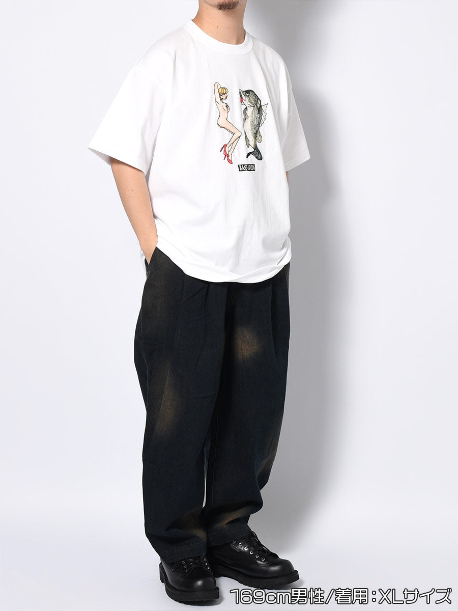 TASF × LA S/S TEE -WHITE-