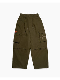 CARGO PANTS -OLIVE-