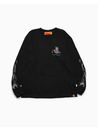 FAVORITE ZEBRA LS TEE -BLACK-