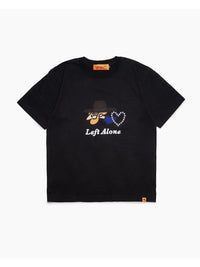 ICON FLOCKING SS TEE -BLACK-