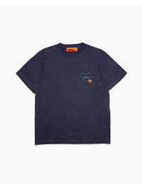 HEART POCKET TEE -PURPLE-