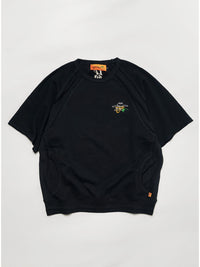 SWEAT S/S TEE -BLACK-