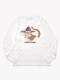 ICON CAT L/S TEE -WHITE-