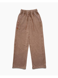 CAT SWEAT PANTS -BROWN-