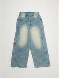 WAVE DENIM PANTS -INDIGO-