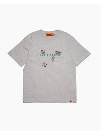 FREE DOG SS TEE -ASH-