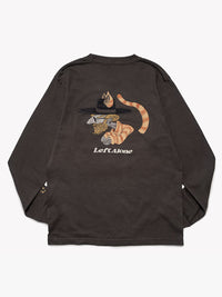 ICON CAT L/S TEE -SUMI-
