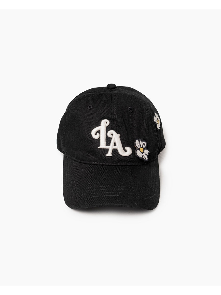 FLOWER CAP -BLACK-