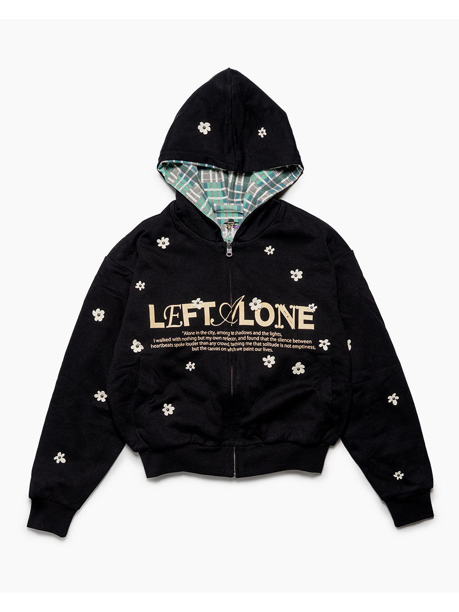REVERSIBLE HOODIE -BLACK-