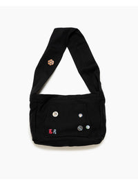 SHOULDER BAG -BLACK-