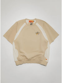 SWEAT S/S TEE -BEIGE-