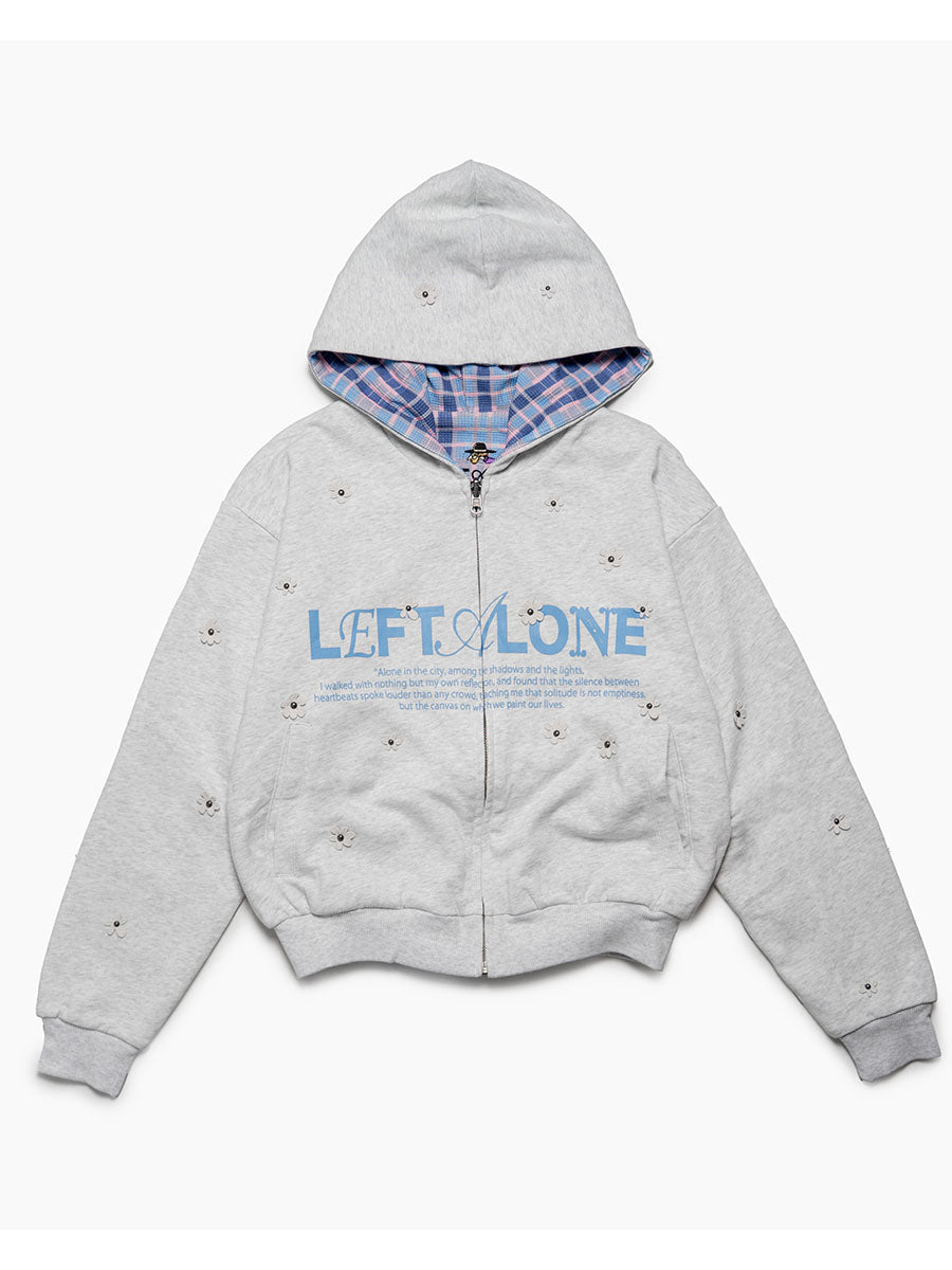 REVERSIBLE HOODIE -ASH-