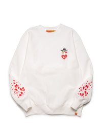 BROKEN HEART SWEAT -WHITE-