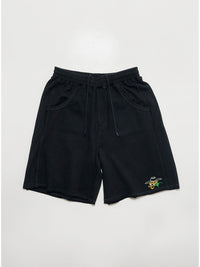 SWEAT SHORTS -BLACK-