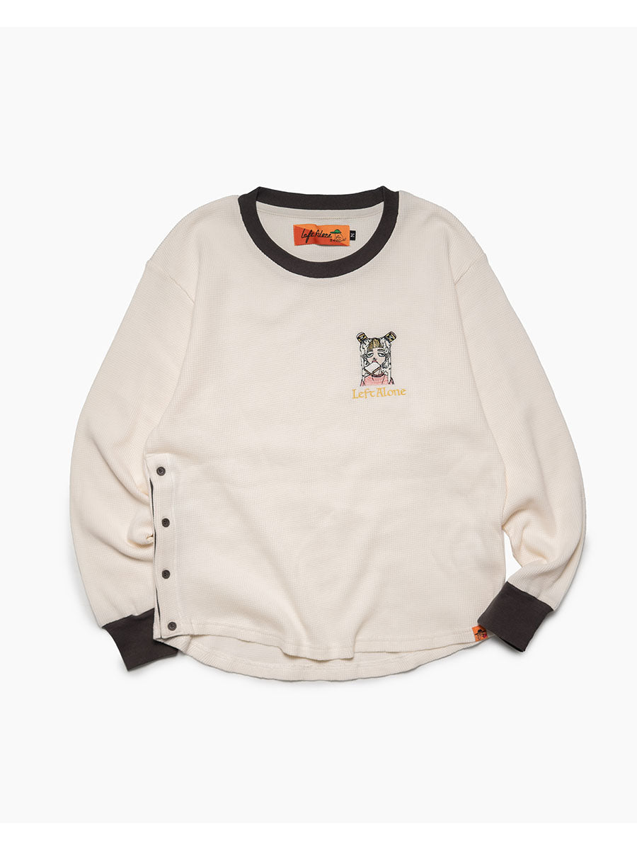 THERMAL RINGER LS TEE -IVORY-
