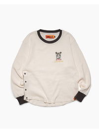 THERMAL RINGER LS TEE -IVORY-