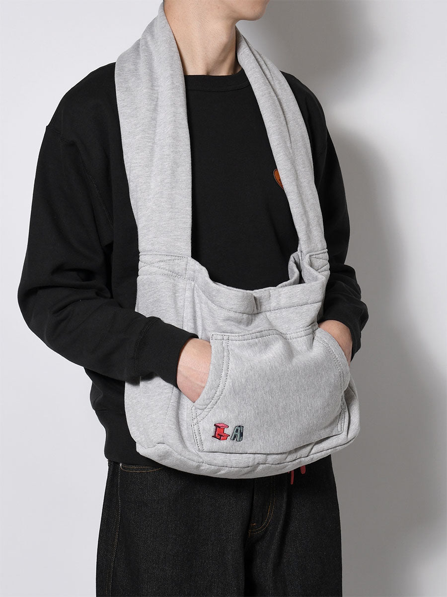 SHOULDER BAG -GREY-
