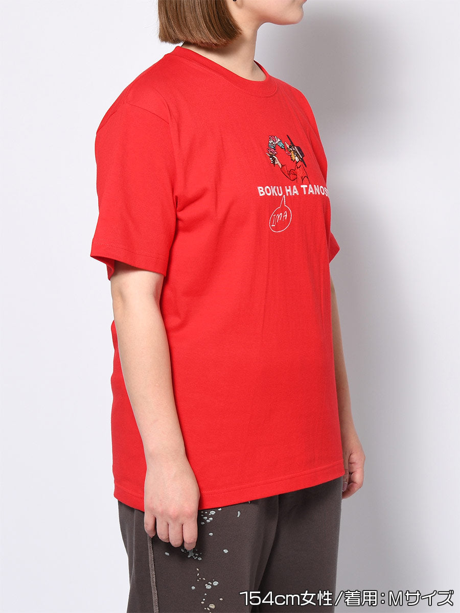 BOKUTANO ×　LA S/S TEE -RED-