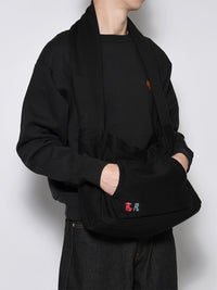 SHOULDER BAG -BLACK-