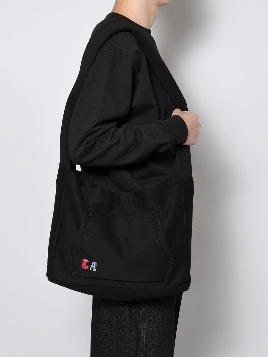 SHOULDER BAG -BLACK-