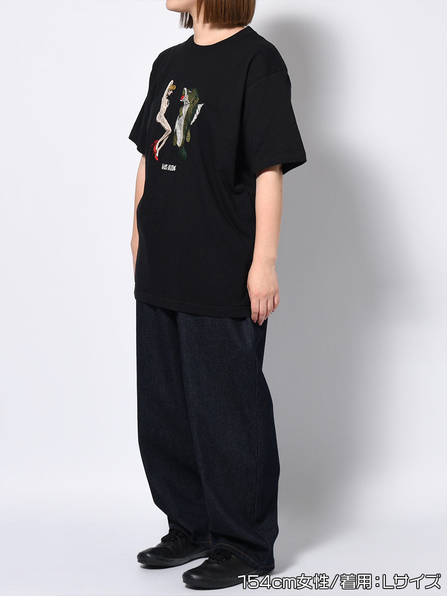 TASF × LA S/S TEE -BLACK-