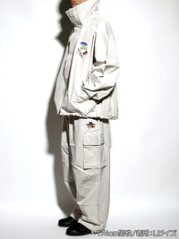 VOLUME NECK JKT -LIGHT BEIGE-
