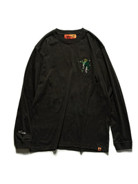 LETTERED L/S TEE -SUMI-