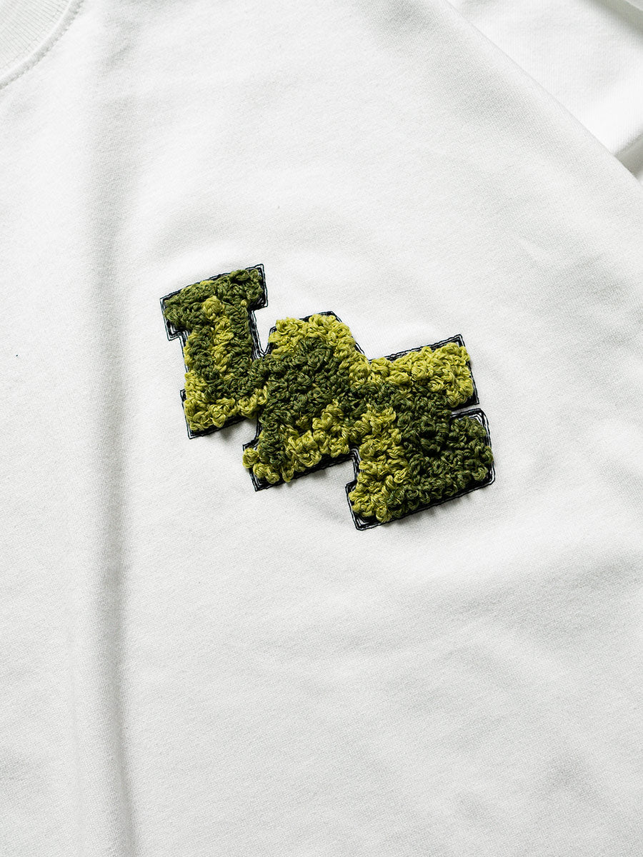 LAF EMB L/S TEE -WHITE-
