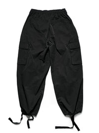 CARGO PANTS -BLACK-