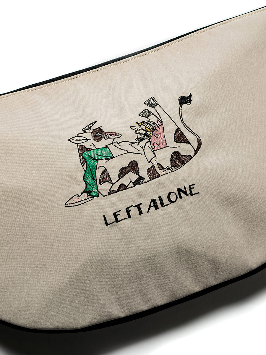 【予約】COW SHOLDER BAG -LIGHT BEIGE- ※10月下旬頃入荷予定