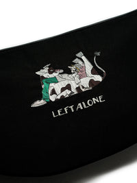 COW SHOLDER BAG -BLACK-